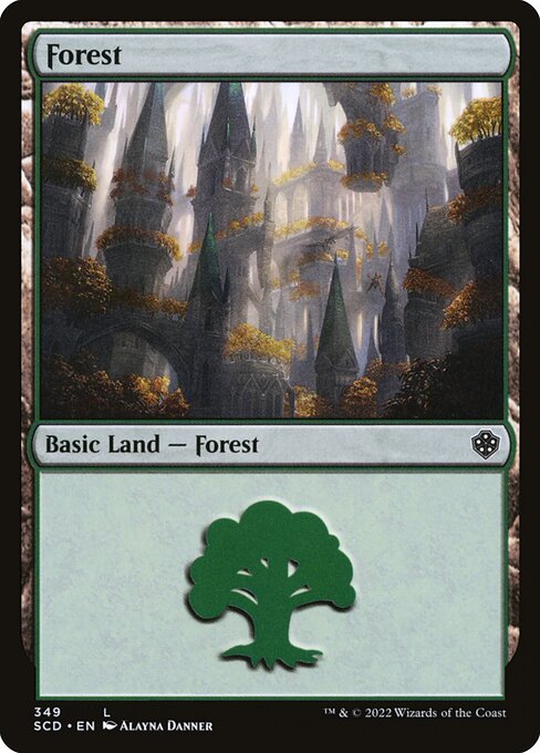Forest — Starter Commander Decks #349, art by Alayna Danner