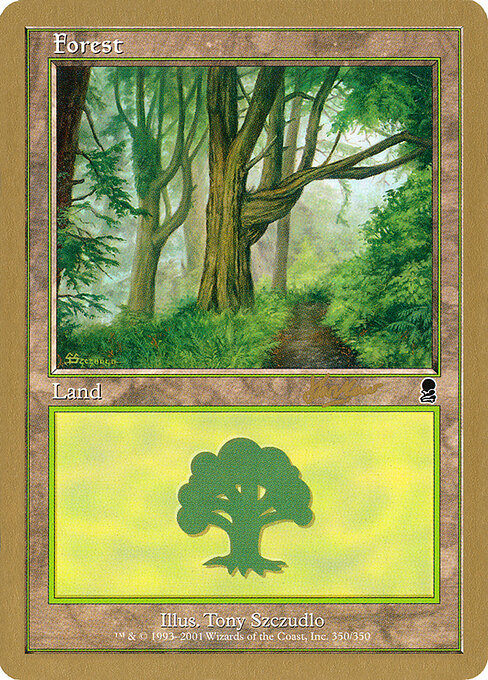Forest — World Championship Decks 2002 #shh350, art by Tony Szczudlo