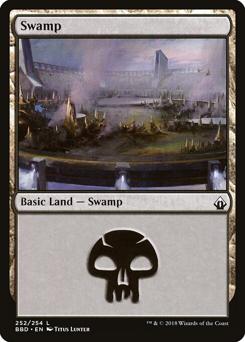 Swamp — Battlebond #252, art by Titus Lunter
