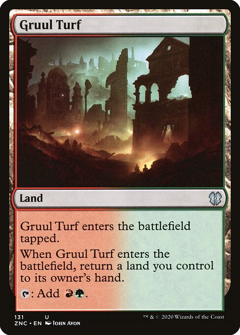 Gruul Turf — Zendikar Rising Commander #131, art by John Avon