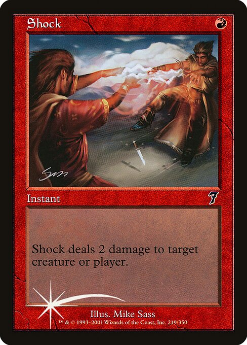 Shock — Seventh Edition #219★, art by Mike Sass