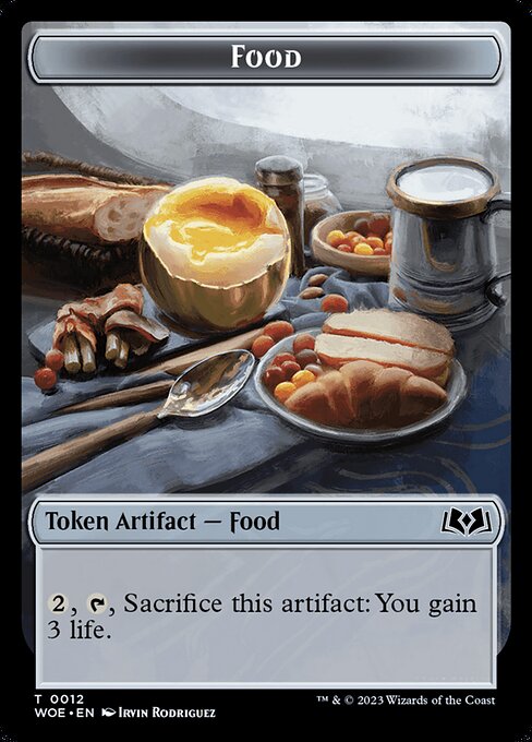 Food — Wilds of Eldraine Tokens #12, art by Irvin Rodriguez
