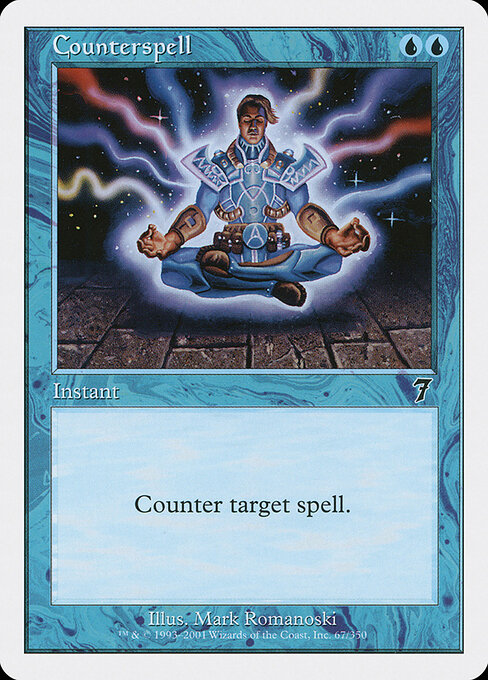 Counterspell — Seventh Edition #67, art by Mark Romanoski
