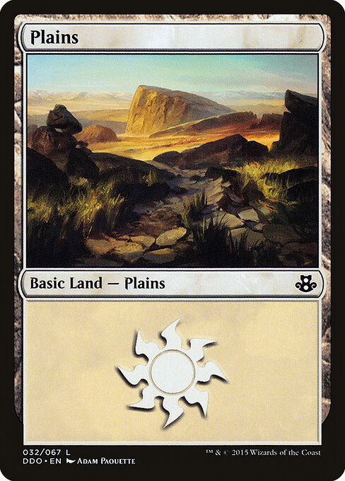 Plains — Duel Decks: Elspeth vs. Kiora #32, art by Adam Paquette