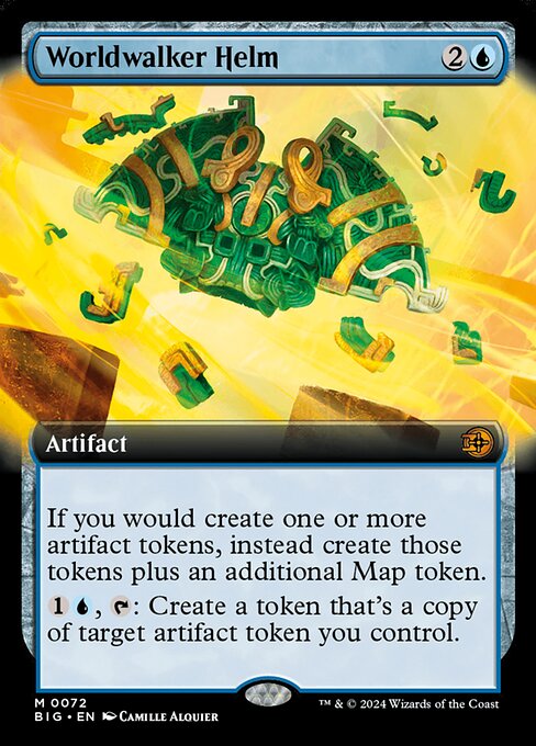 Worldwalker Helm — The Big Score #72, art by Camille Alquier