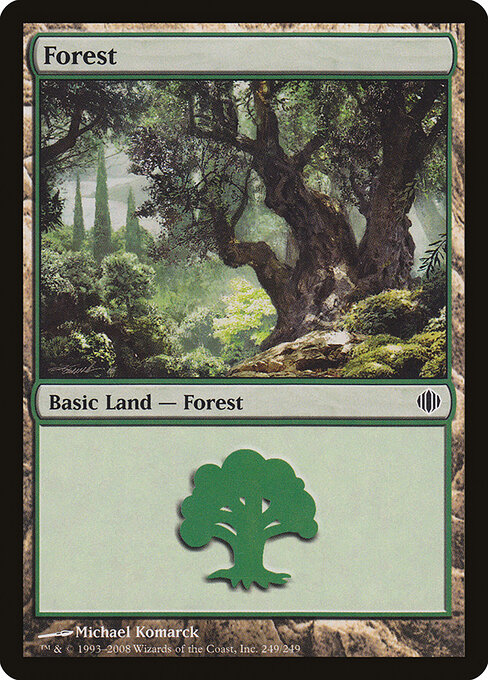 Forest — Shards of Alara #249, art by Michael Komarck