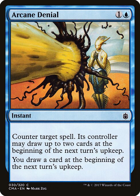 Arcane Denial — Commander Anthology #30, art by Mark Zug
