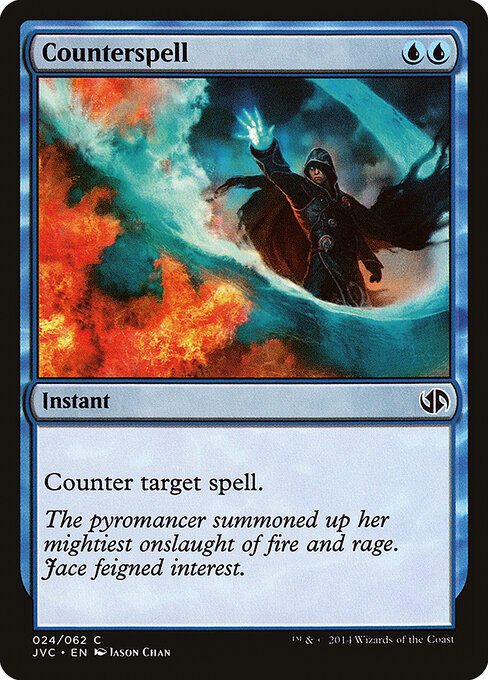 Counterspell — Duel Decks Anthology: Jace vs. Chandra #24, art by Jason Chan