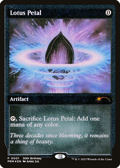 Lotus Petal — 30th Anniversary Misc Promos #2, art by April Lee