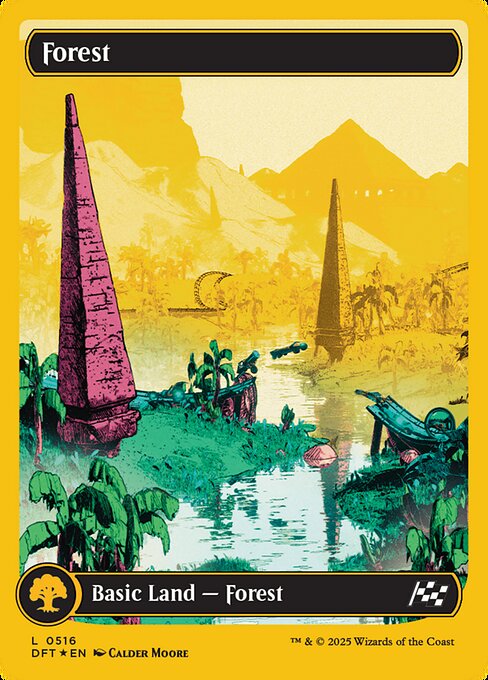Forest — Aetherdrift #516, art by Calder Moore