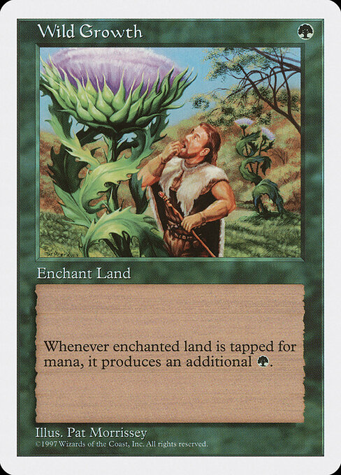 Wild Growth — Fifth Edition #342, art by Pat Lewis