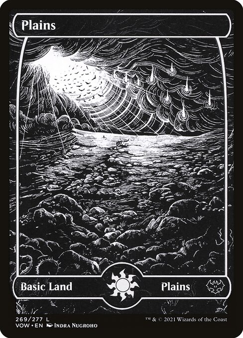 Plains — Innistrad: Crimson Vow #269, art by Indra Nugroho
