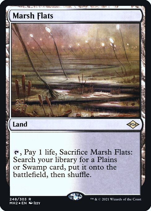 Marsh Flats — Modern Horizons 2 Promos #248s, art by Izzy