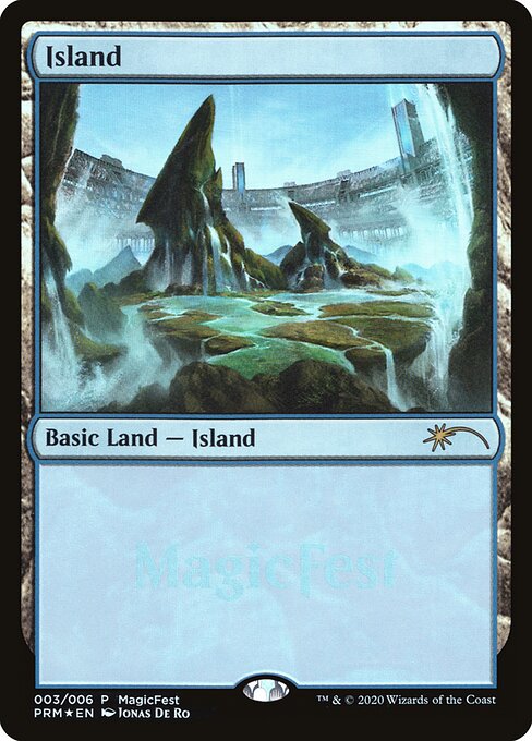 Island — MagicFest 2020 #3, art by Jonas De Ro