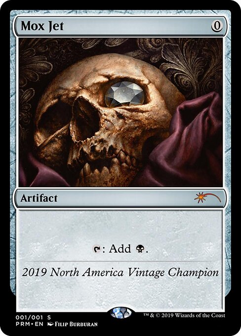 Mox Jet — Vintage Championship #2019NA, art by Filip Burburan