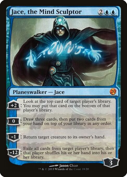Jace, the Mind Sculptor — From the Vault: Twenty #18, art by Jason Chan
