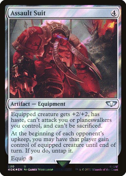 Assault Suit — Warhammer 40,000 Commander #230★, art by Games Workshop