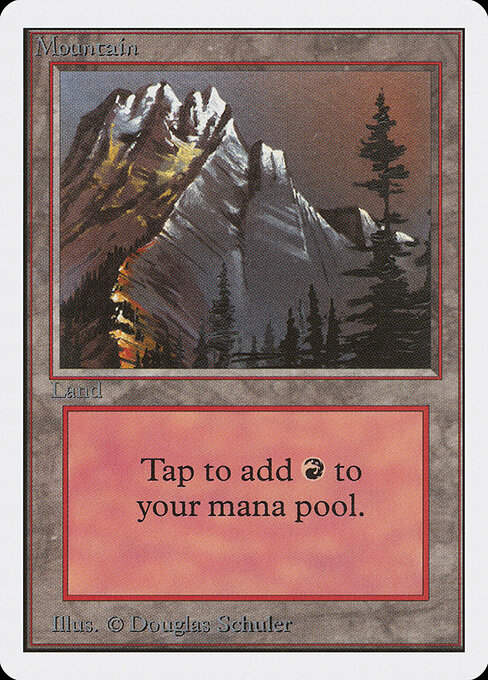 Mountain — Unlimited Edition #297, art by Douglas Shuler