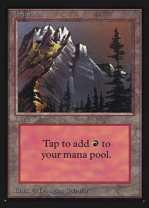 Mountain — Intl. Collectors' Edition #297, art by Douglas Shuler