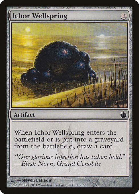 Ichor Wellspring — Mirrodin Besieged #110, art by Steven Belledin