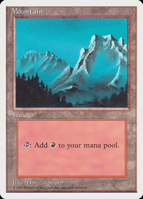 Mountain — Rivals Quick Start Set #61, art by Douglas Shuler