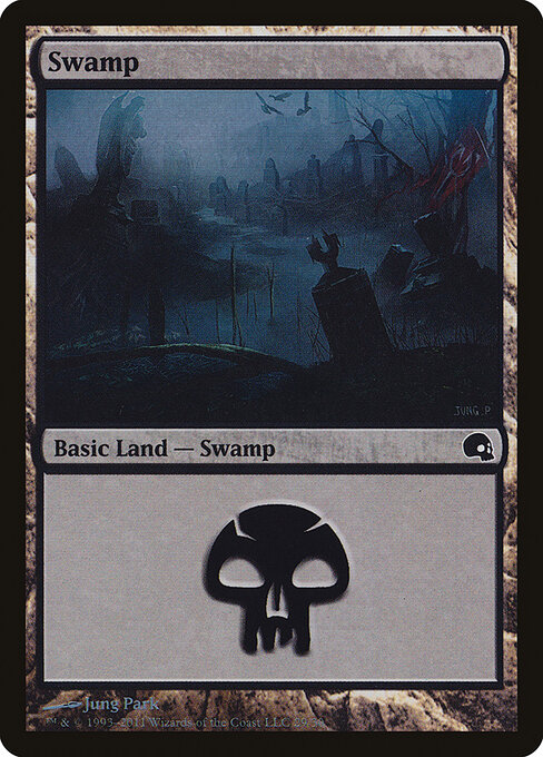 Swamp — Premium Deck Series: Graveborn #29, art by Jung Park