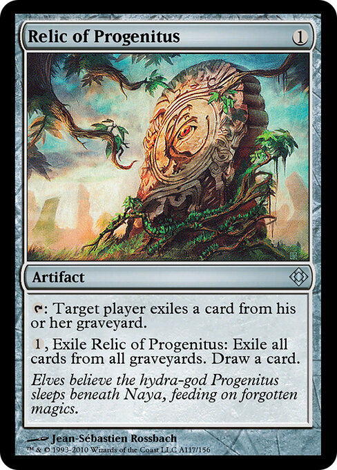 Relic of Progenitus — Magic Online Theme Decks #A117, art by Jean-Sébastien Rossbach
