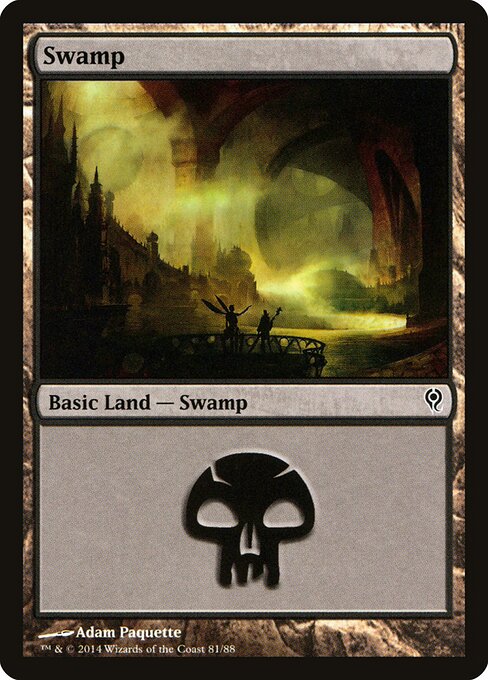 Swamp — Duel Decks: Jace vs. Vraska #81, art by Adam Paquette