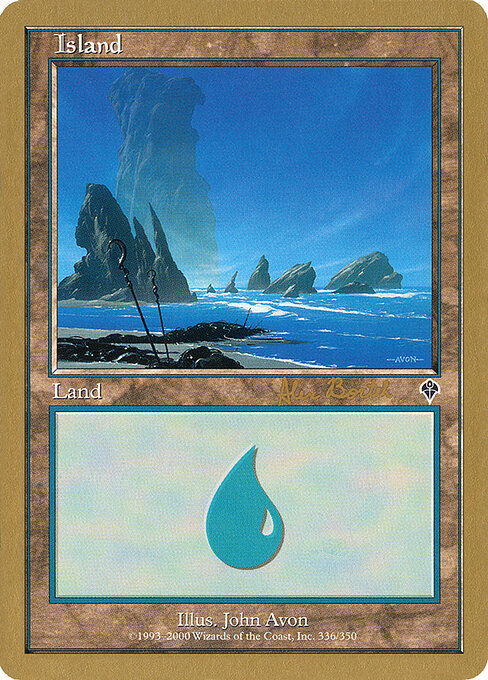 Island — World Championship Decks 2001 #ab336a, art by John Avon
