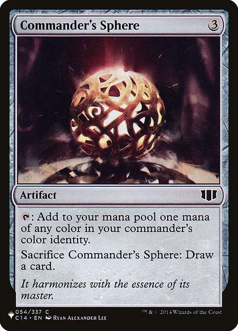 Commander's Sphere — The List #C14-54, art by Ryan Alexander Lee