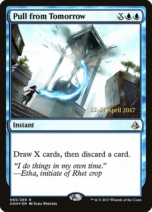 Pull from Tomorrow — Amonkhet Promos #65s, art by Sara Winters