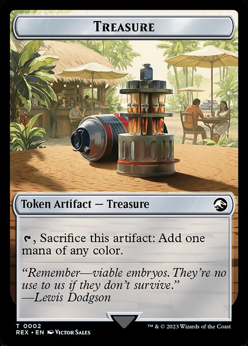 Treasure — Jurassic World Collection Tokens #2, art by Victor Sales