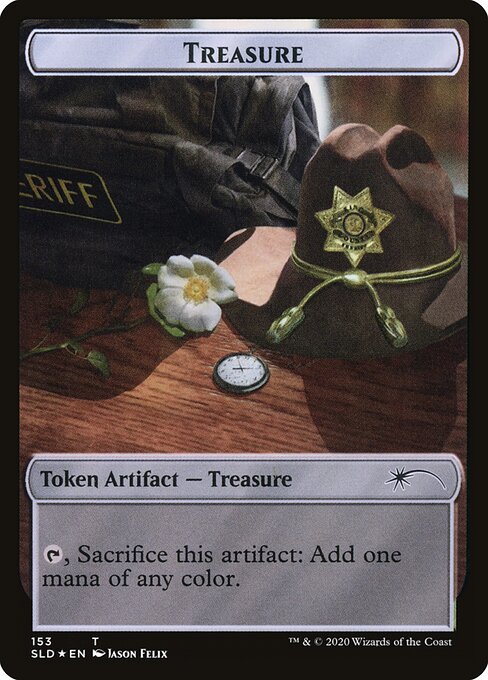 Treasure — Secret Lair Drop #153, art by Jason Felix