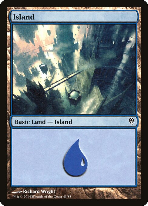 Island — Duel Decks: Jace vs. Vraska #41, art by Richard Wright