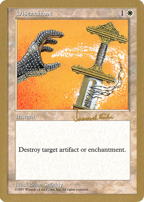 Disenchant — World Championship Decks 1997 #jk26, art by Brian Snõddy