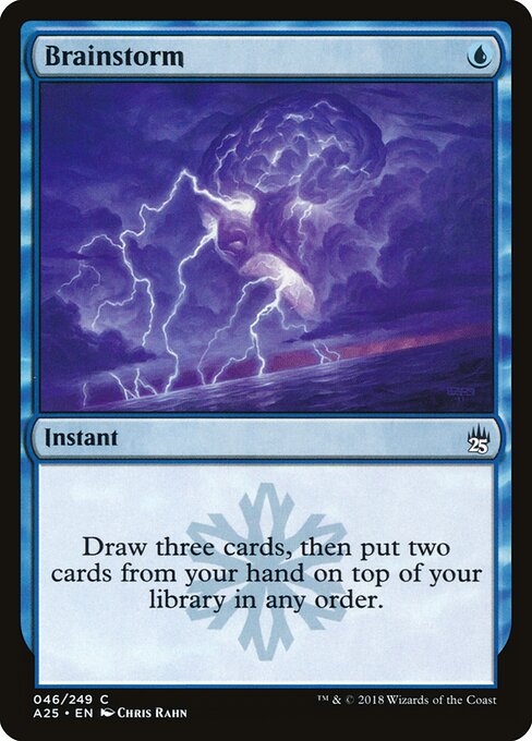 Brainstorm — Masters 25 #46, art by Chris Rahn