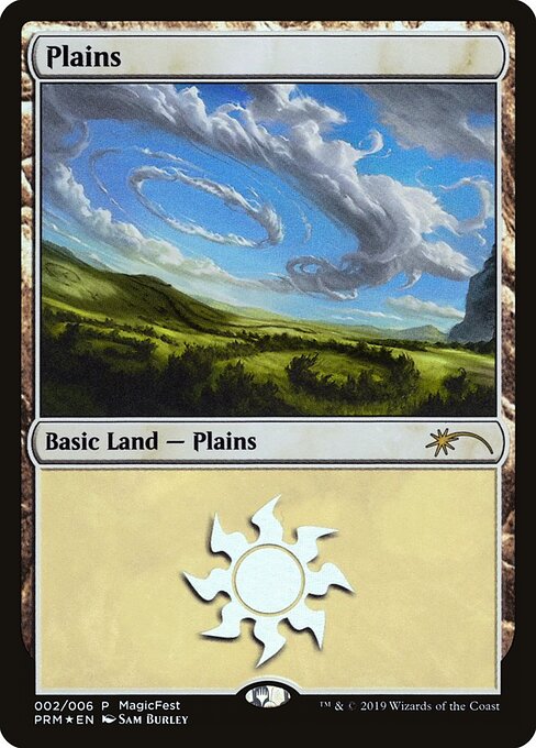 Plains — MagicFest 2019 #2, art by Sam Burley