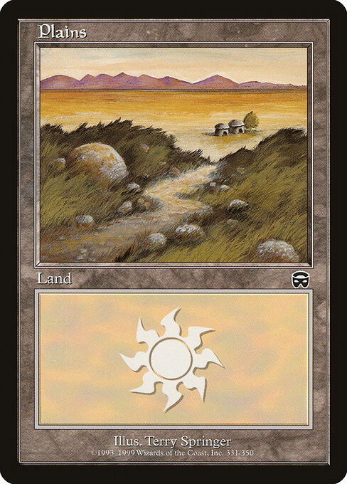 Plains — Mercadian Masques #331, art by Terry Springer