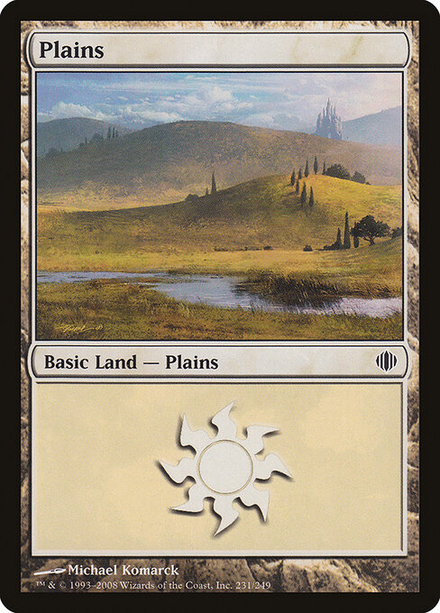 Plains — Shards of Alara #231, art by Michael Komarck