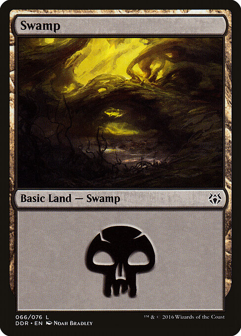 Swamp — Duel Decks: Nissa vs. Ob Nixilis #66, art by Noah Bradley