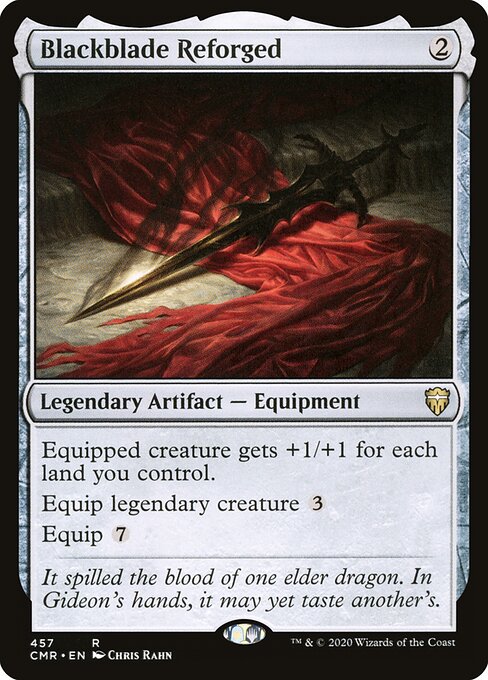 Blackblade Reforged — Commander Legends #457, art by Chris Rahn
