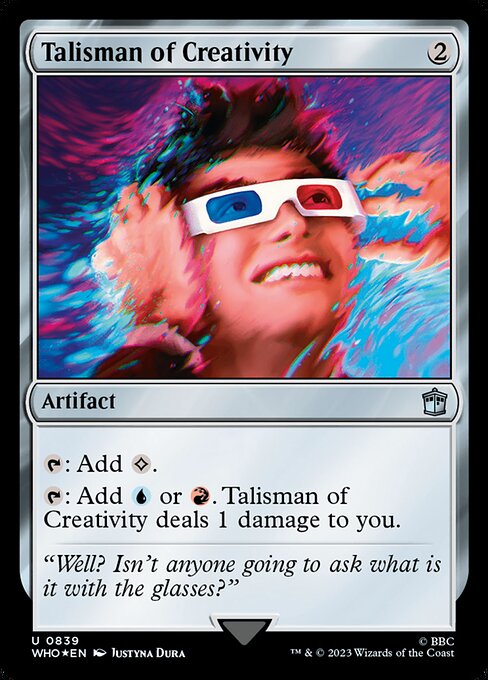 Talisman of Creativity — Doctor Who #839, art by Justyna Dura