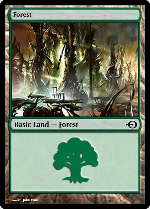 Forest — Magic Online Promos #31991, art by John Avon