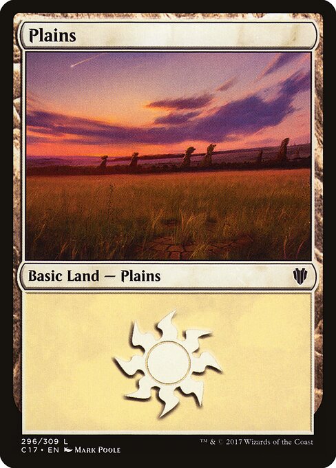 Plains — Commander 2017 #296, art by Mark Poole
