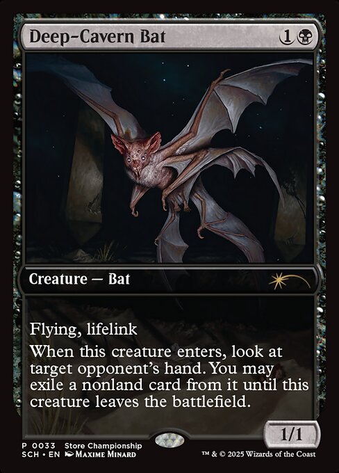 Deep-Cavern Bat — Store Championships #33, art by Maxime Minard