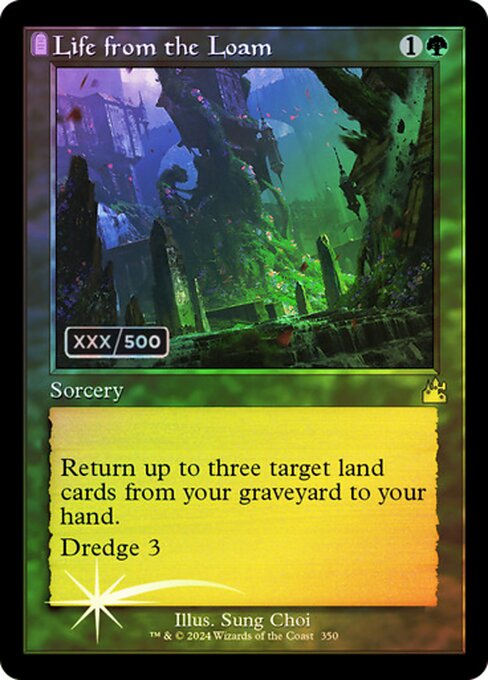 Life from the Loam — Ravnica Remastered #350z, art by Sung Choi