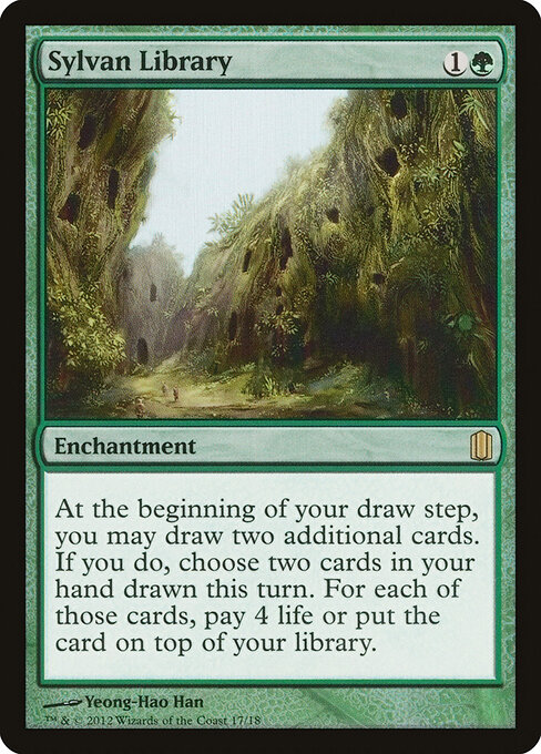 Sylvan Library — Commander's Arsenal #17, art by Yeong-Hao Han