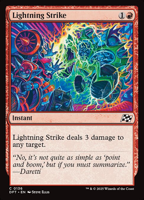Lightning Strike — Aetherdrift #136, art by Steve Ellis