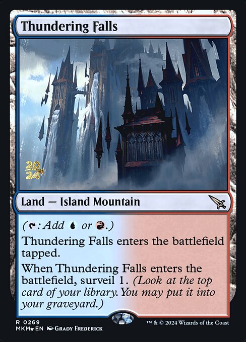 Thundering Falls — Murders at Karlov Manor Promos #269s, art by Grady Frederick