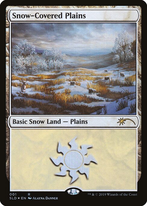 Snow-Covered Plains — Secret Lair Drop #1, art by Alayna Danner